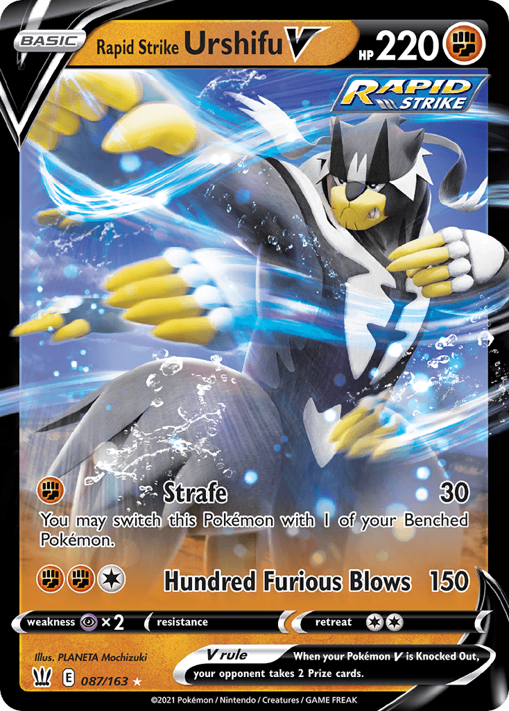 Rapid Strike Urshifu V SWSH5-87