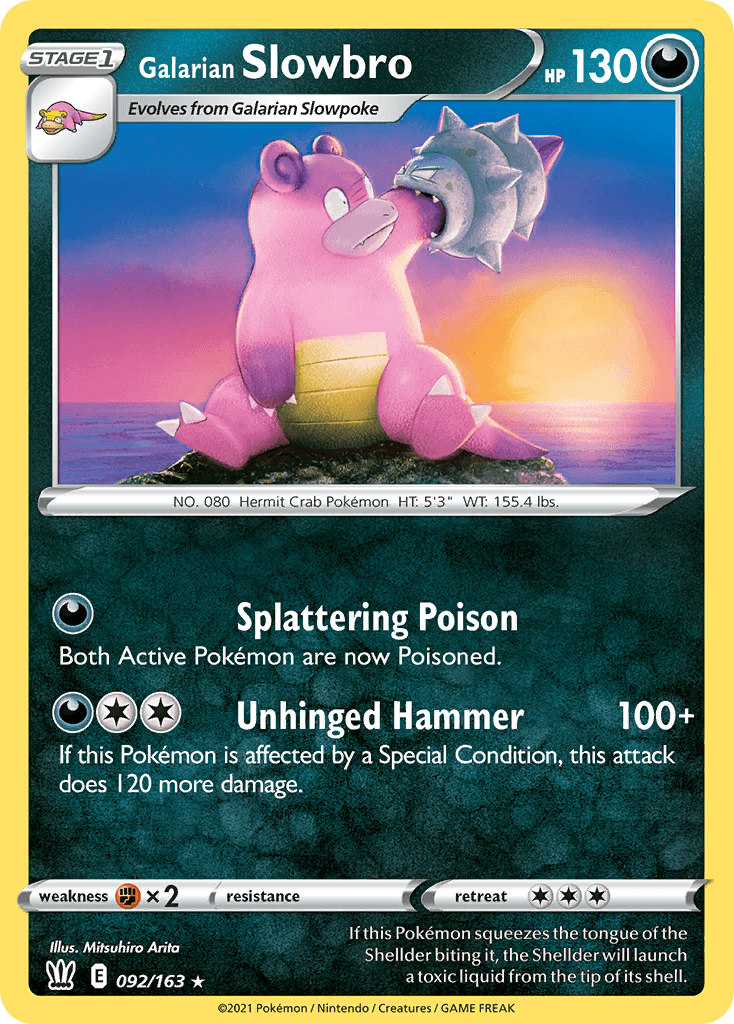 Galarian Slowbro SWSH5-92