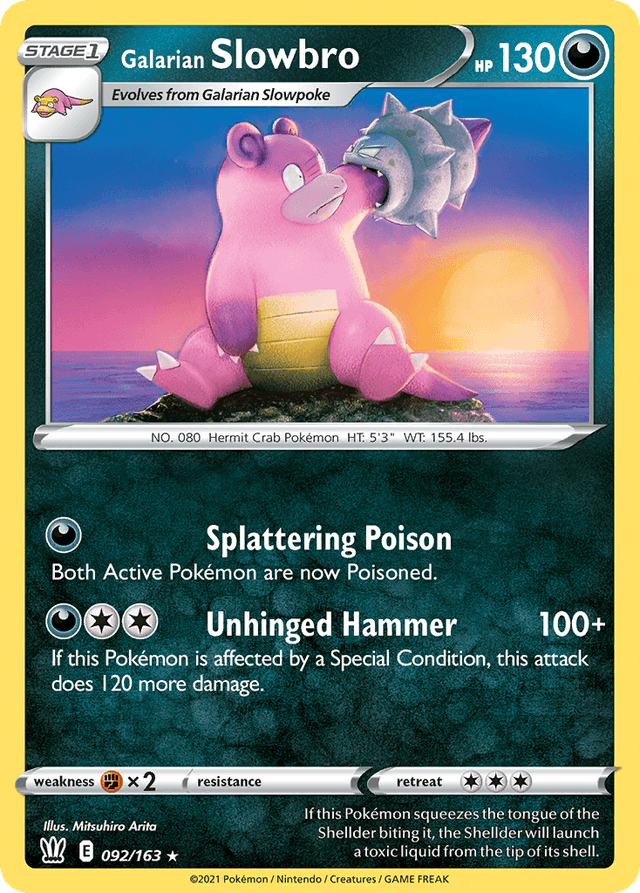 Galarian Slowbro SWSH5-92