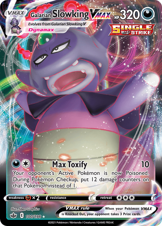 Galarian Slowking VMAX SWSH6-100