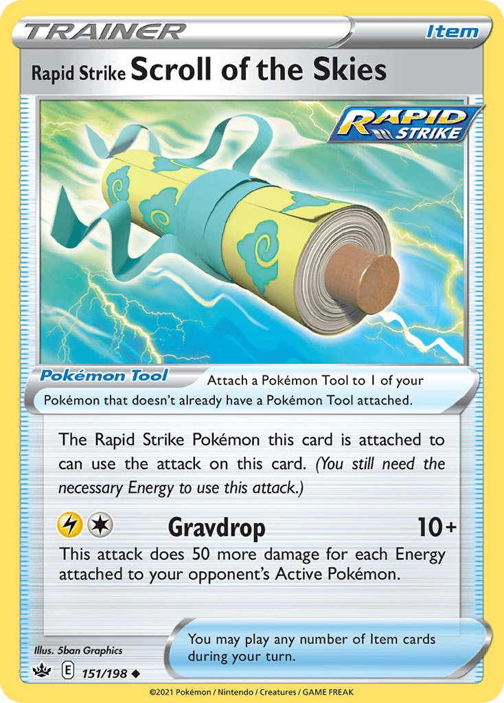 Rapid Strike Scroll of the Skies SWSH6-151