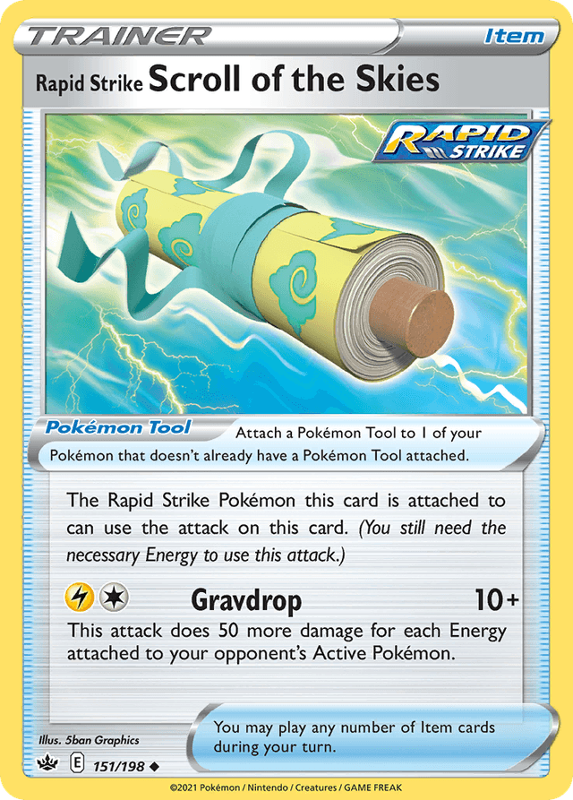 Rapid Strike Scroll of the Skies SWSH6-151