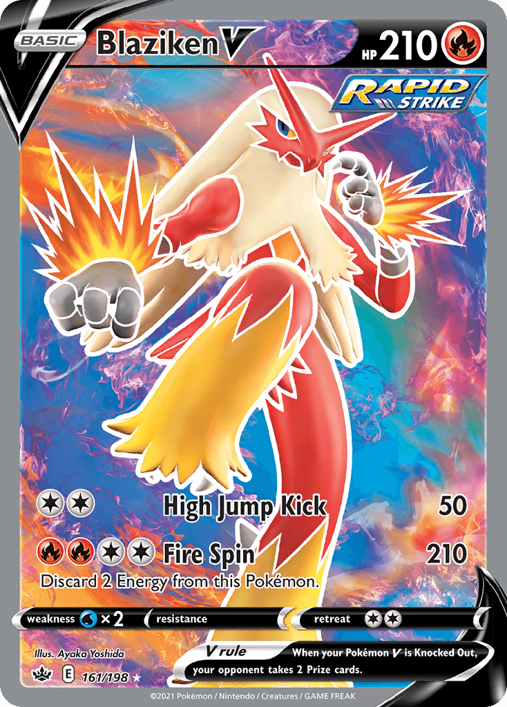 Blaziken V SWSH6-161