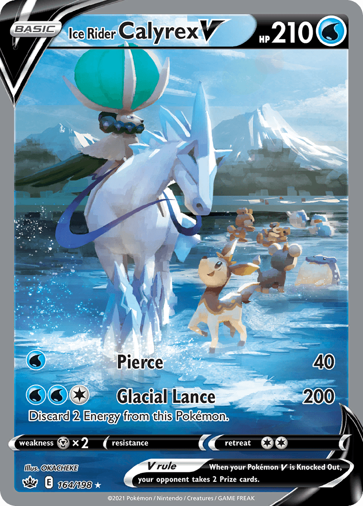 Ice Rider Calyrex V SWSH6-164