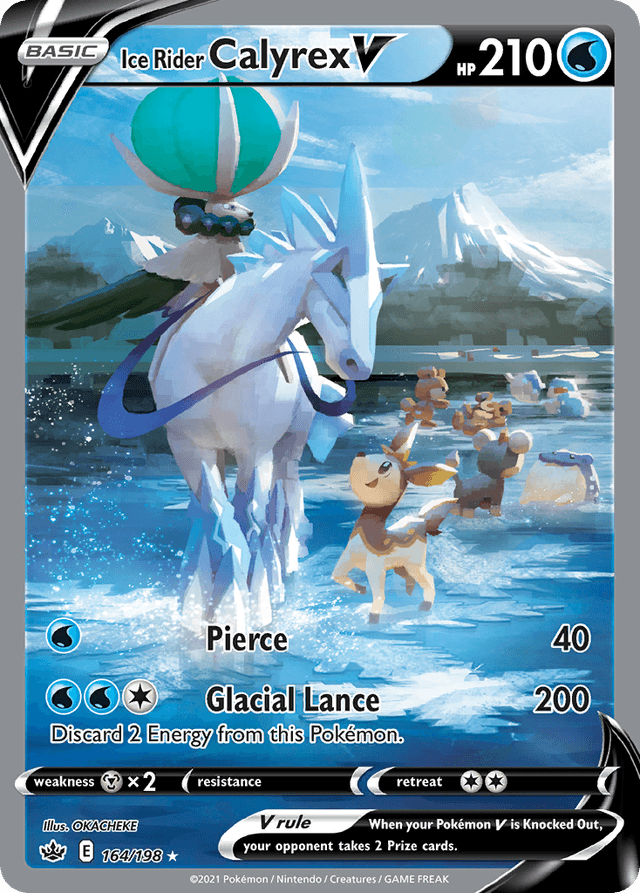 Ice Rider Calyrex V SWSH6-164