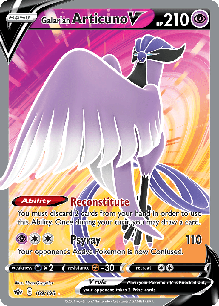 Galarian Articuno V SWSH6-169