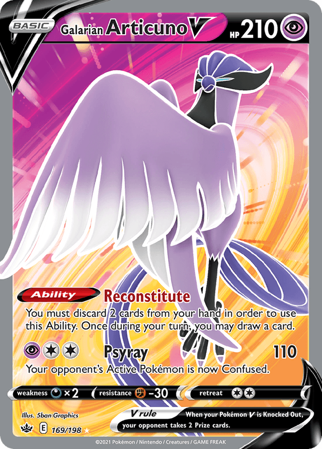 Galarian Articuno V SWSH6-169