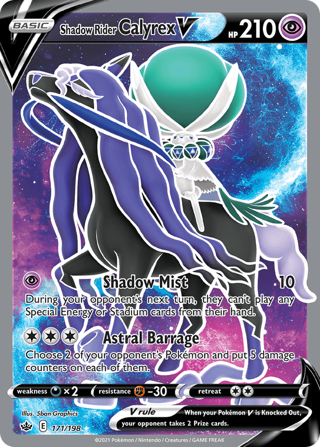 Shadow Rider Calyrex V SWSH6-171