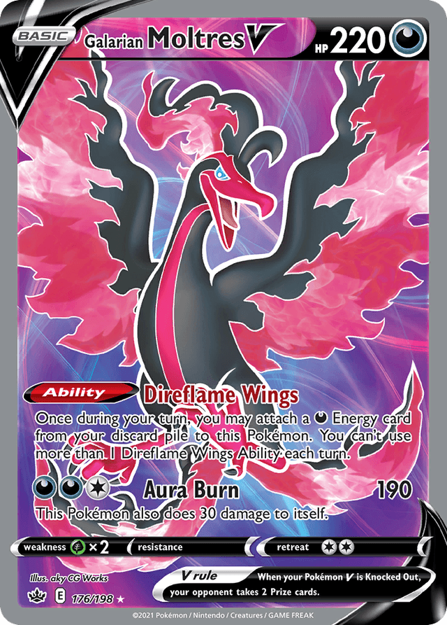 Galarian Moltres V SWSH6-176