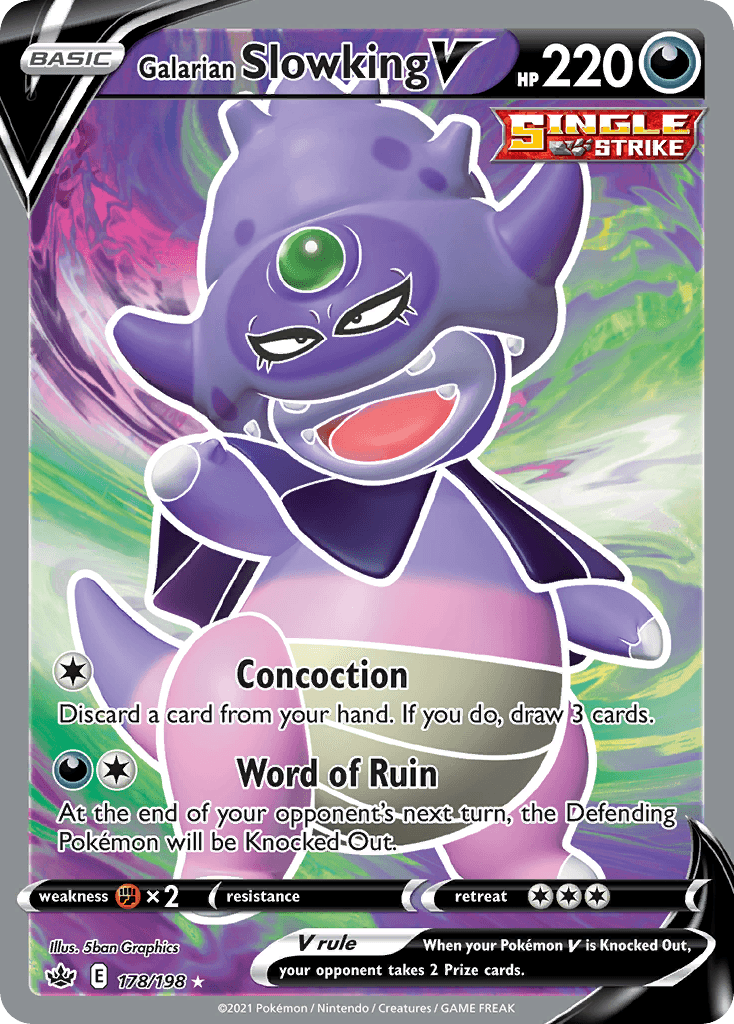 Galarian Slowking V SWSH6-178