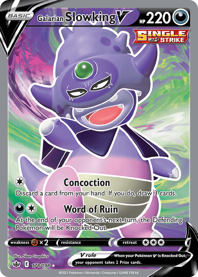 Galarian Slowking V SWSH6-178