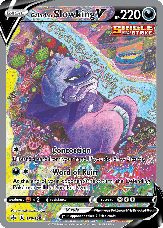 Galarian Slowking V SWSH6-179