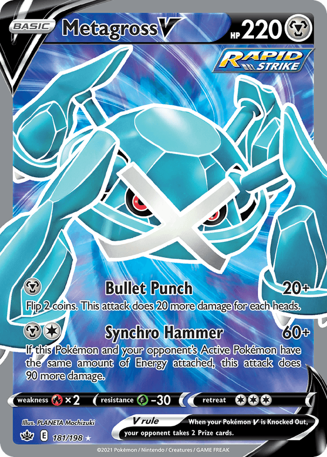 Metagross V SWSH6-181