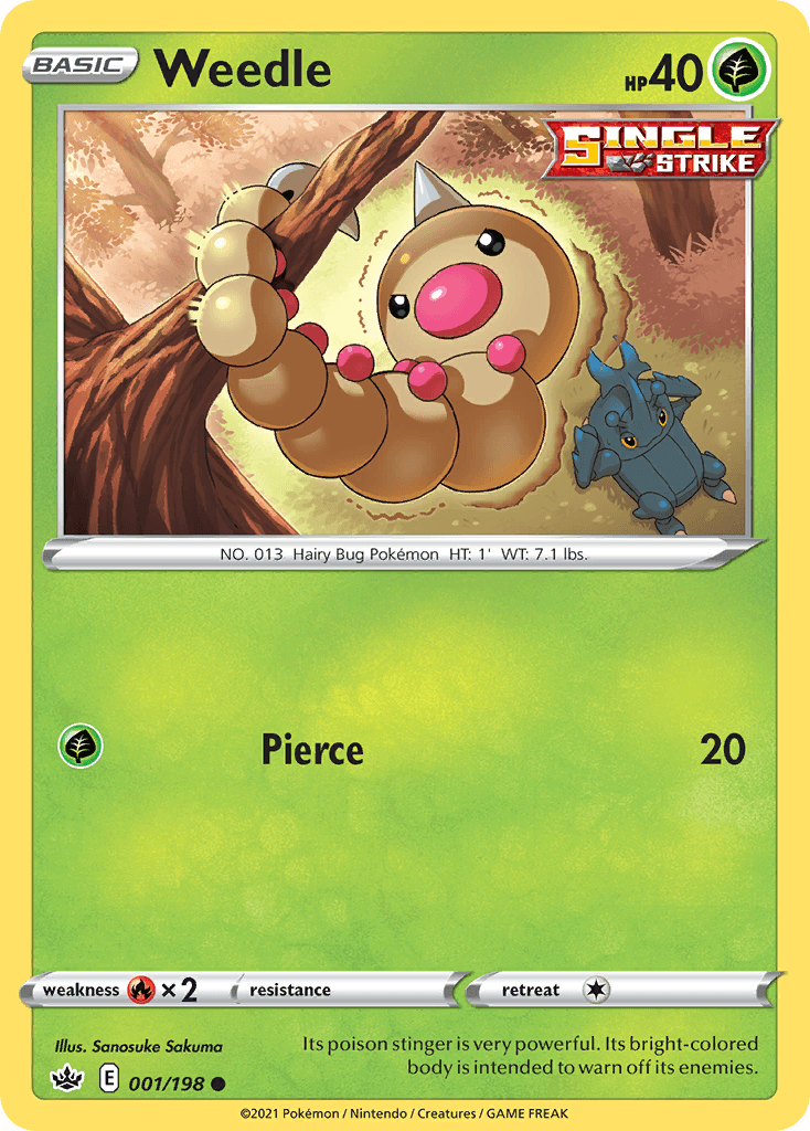 Weedle SWSH6-1