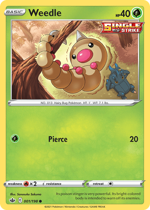 Weedle SWSH6-1