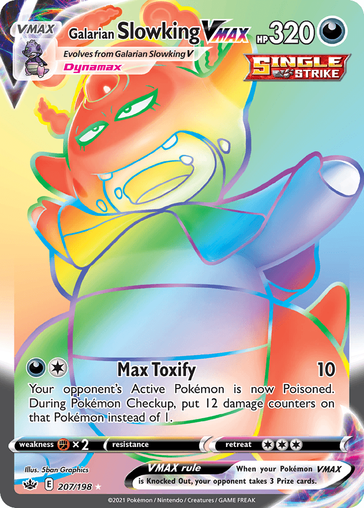 Galarian Slowking VMAX SWSH6-207