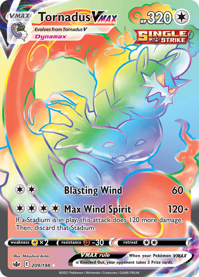 Tornadus VMAX SWSH6-209