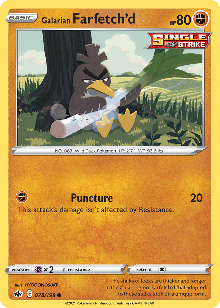 Galarian Farfetch'd SWSH6-78