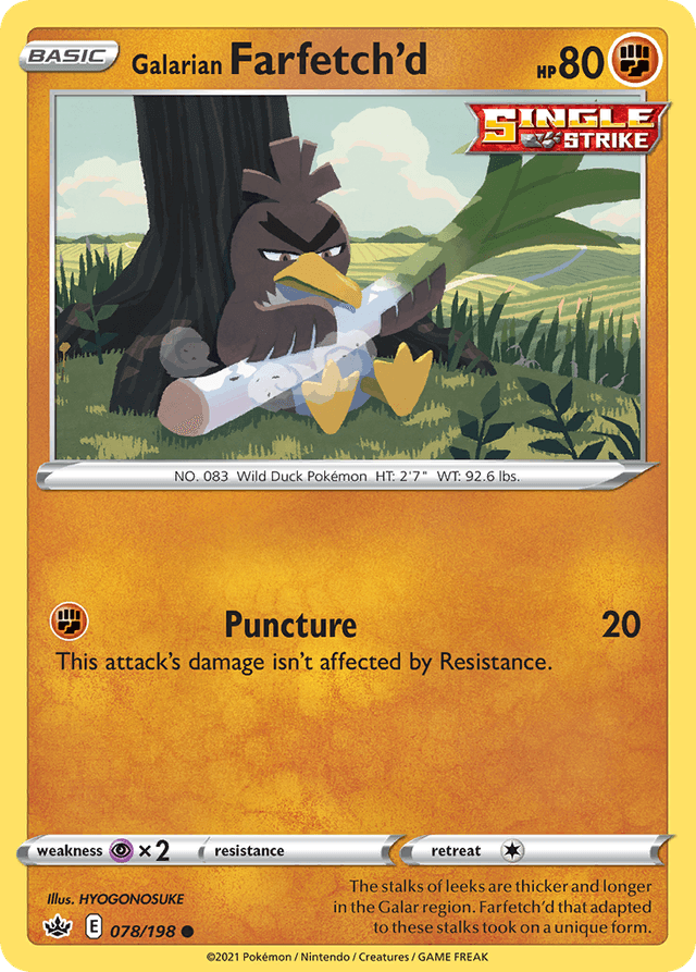 Galarian Farfetch'd SWSH6-78