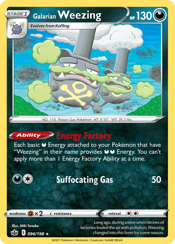 Galarian Weezing SWSH6-96