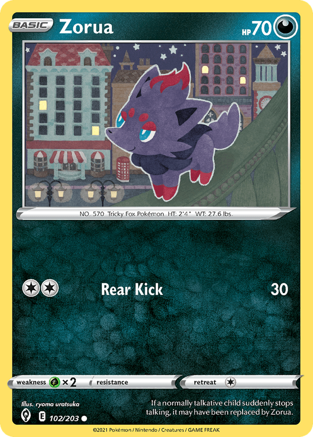 Zorua SWSH7-102