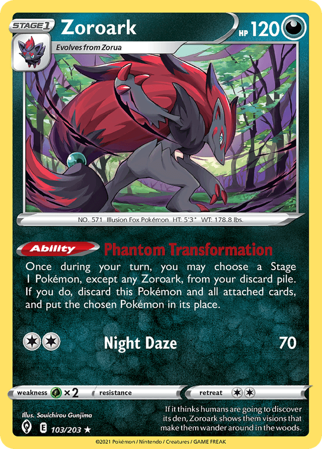 Zoroark SWSH7-103