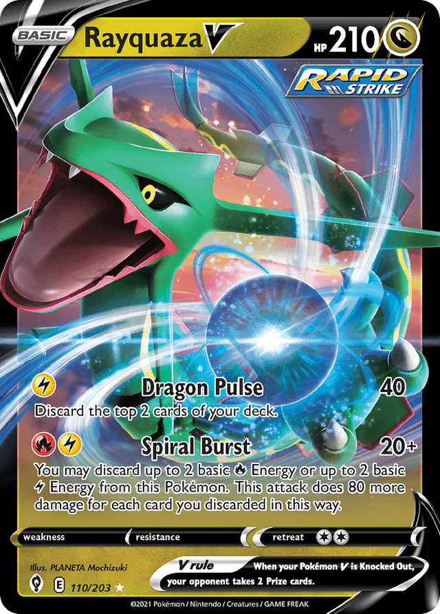 Rayquaza V SWSH7-110