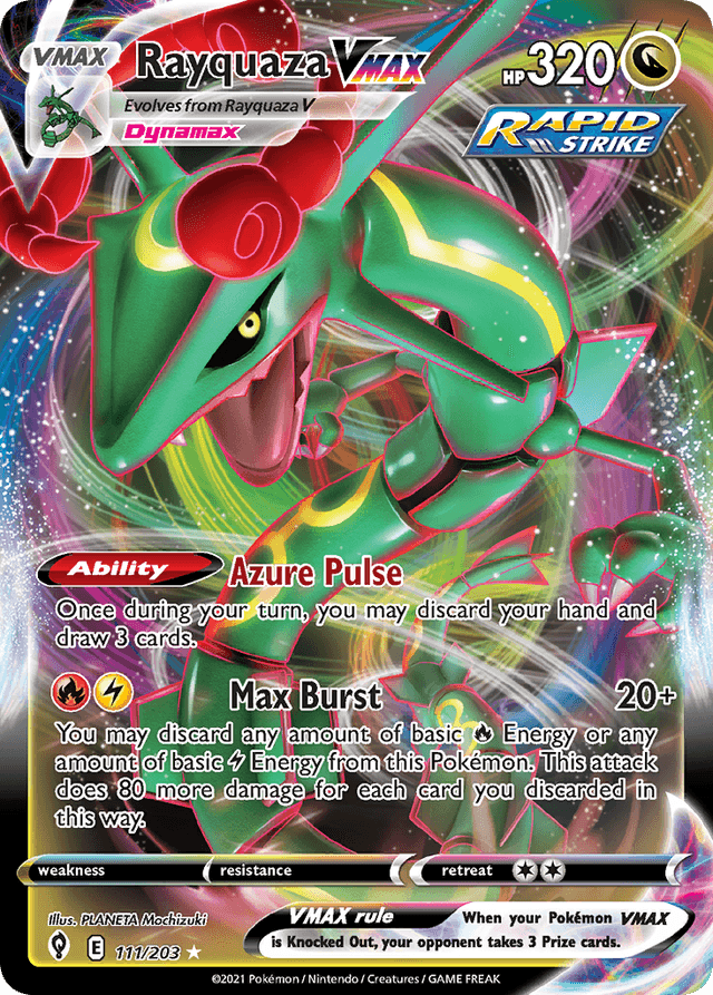 Rayquaza VMAX SWSH7-111