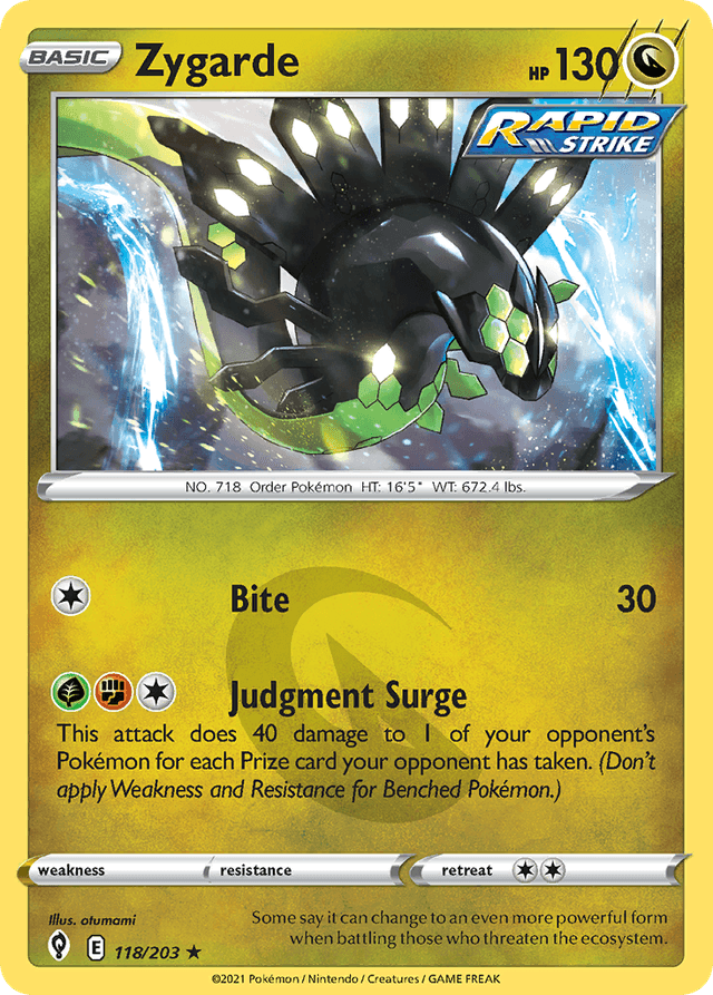 Zygarde SWSH7-118