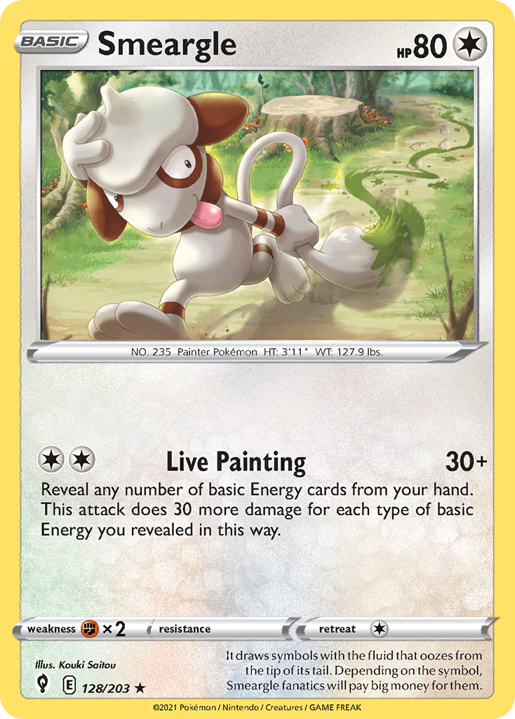 Smeargle SWSH7-128