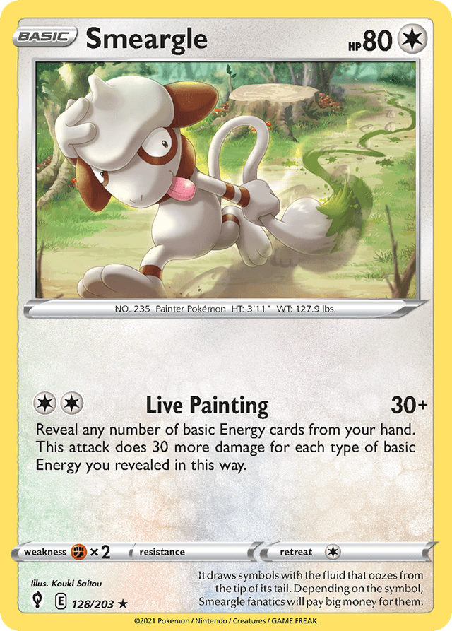 Smeargle SWSH7-128