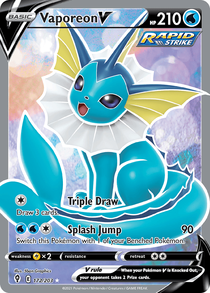 Vaporeon V SWSH7-172