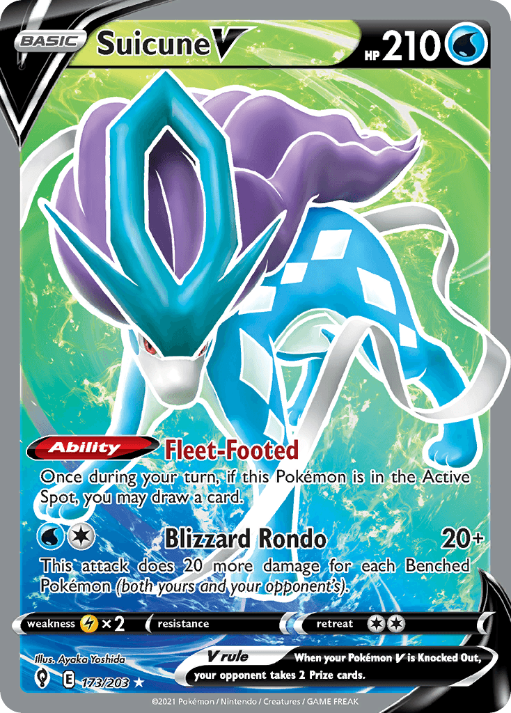 Suicune V SWSH7-173
