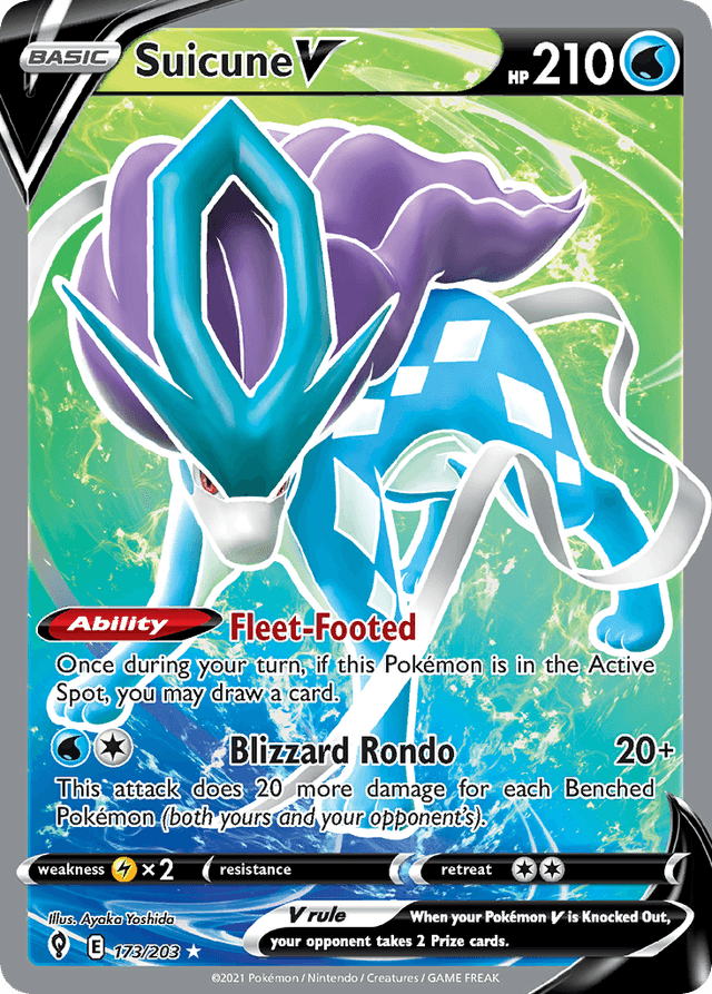 Suicune V SWSH7-173