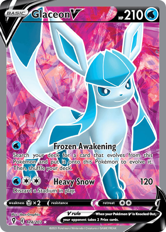 Glaceon V SWSH7-174