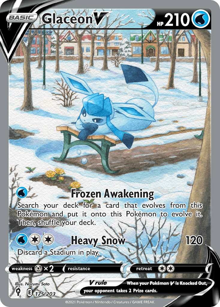 Glaceon V SWSH7-175