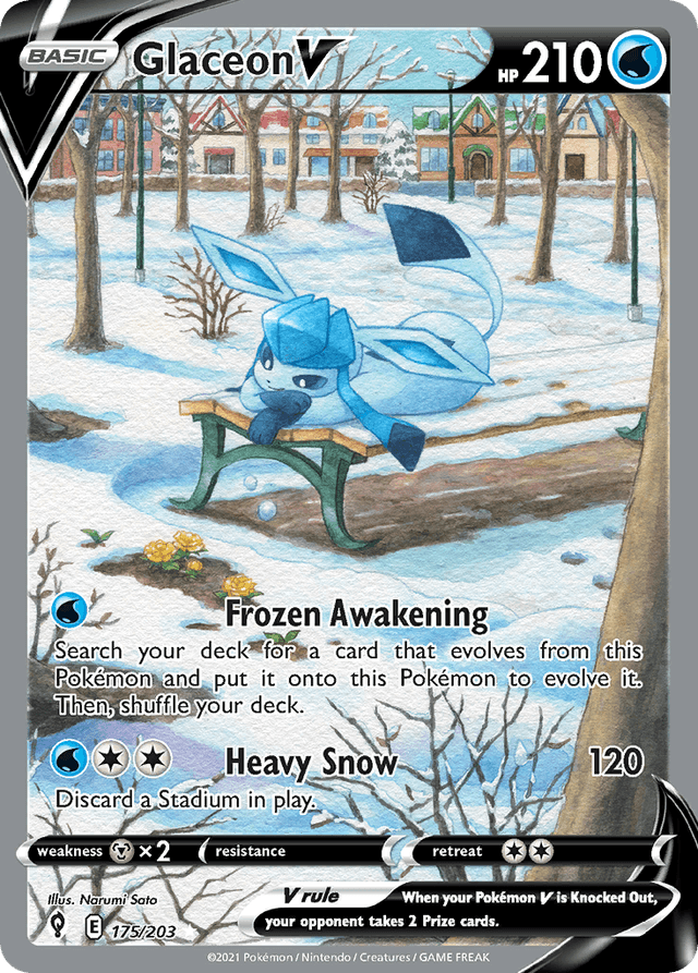 Glaceon V SWSH7-175