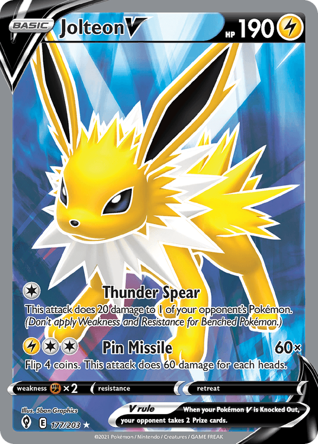 Jolteon V SWSH7-177