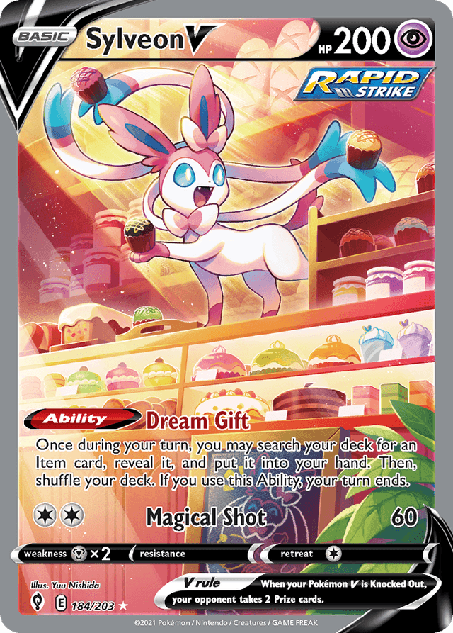 Sylveon V SWSH7-184