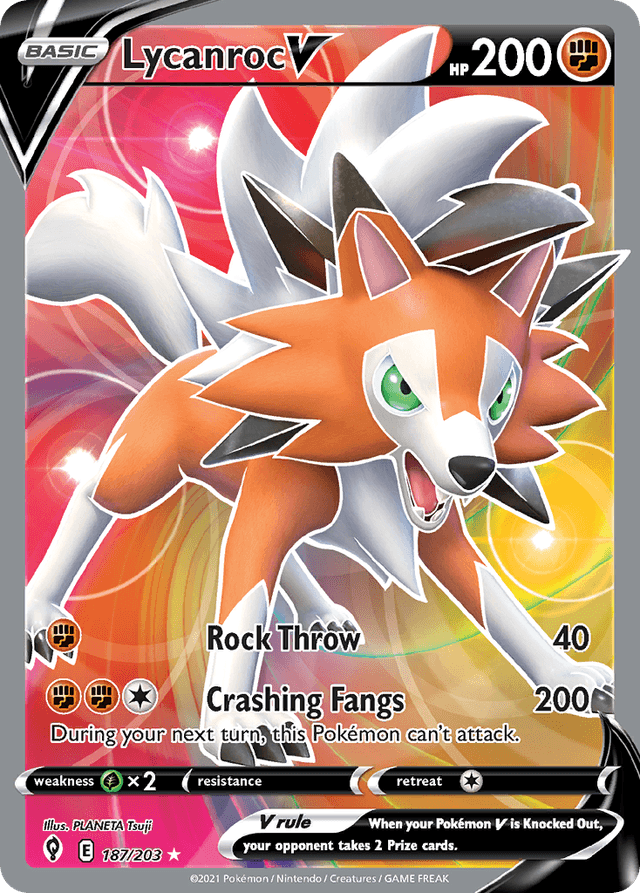 Lycanroc V SWSH7-187