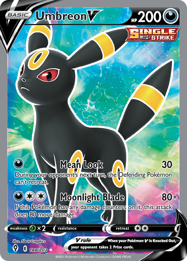Umbreon V SWSH7-188