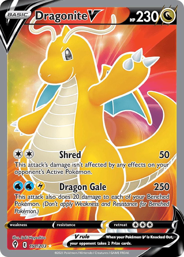 Dragonite V SWSH7-191