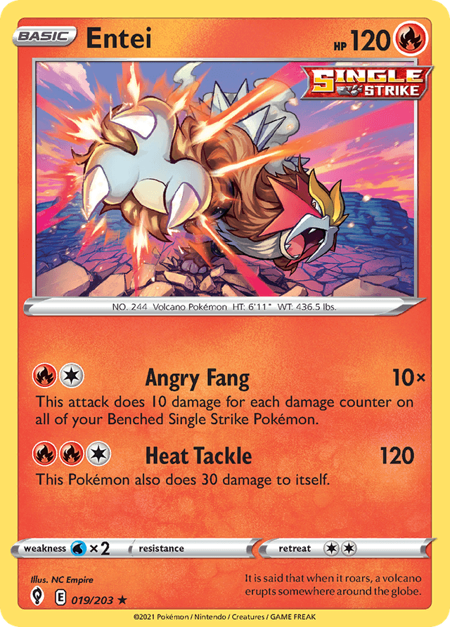 Entei SWSH7-19