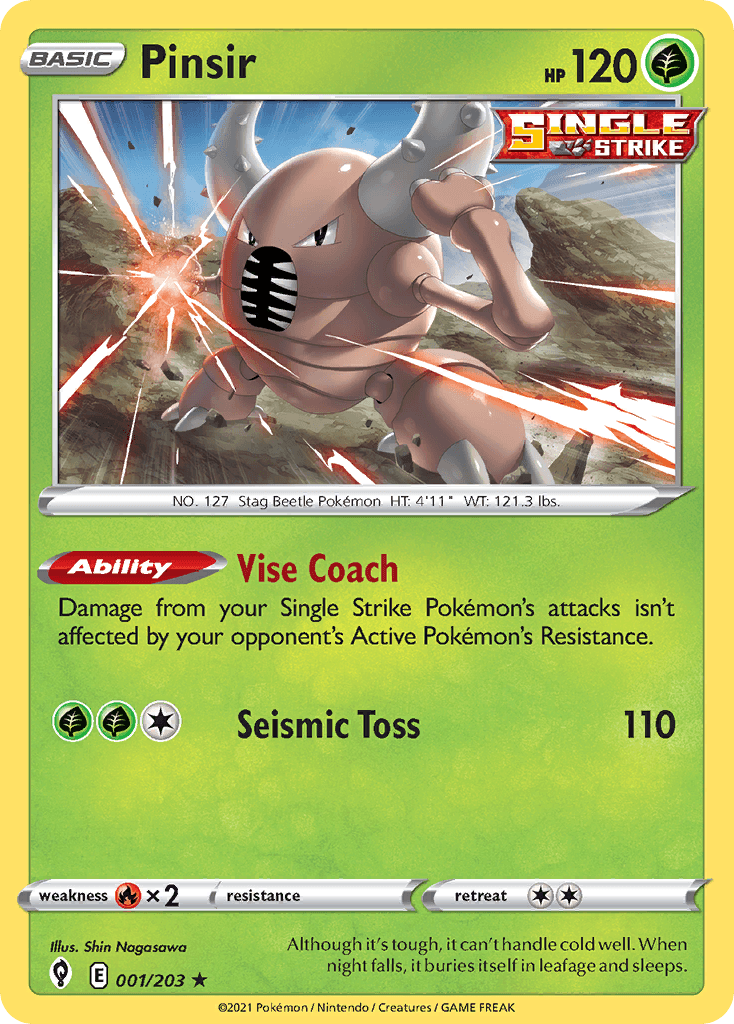 Pinsir SWSH7-1