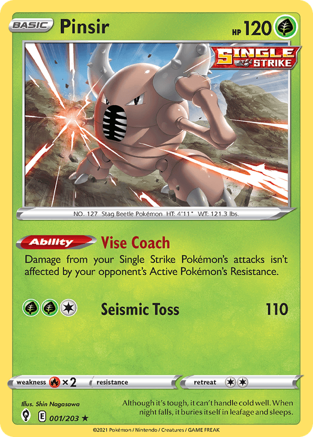 Pinsir SWSH7-1