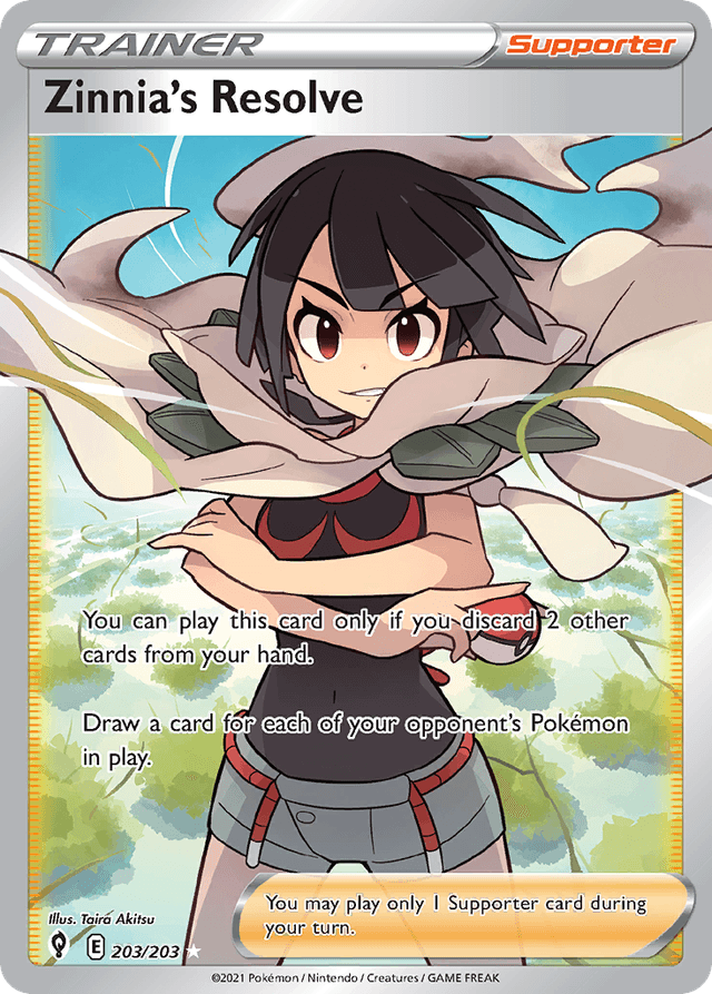 Zinnia's Resolve SWSH7-203