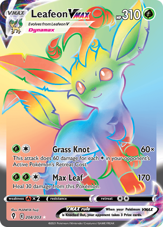 Leafeon VMAX SWSH7-204