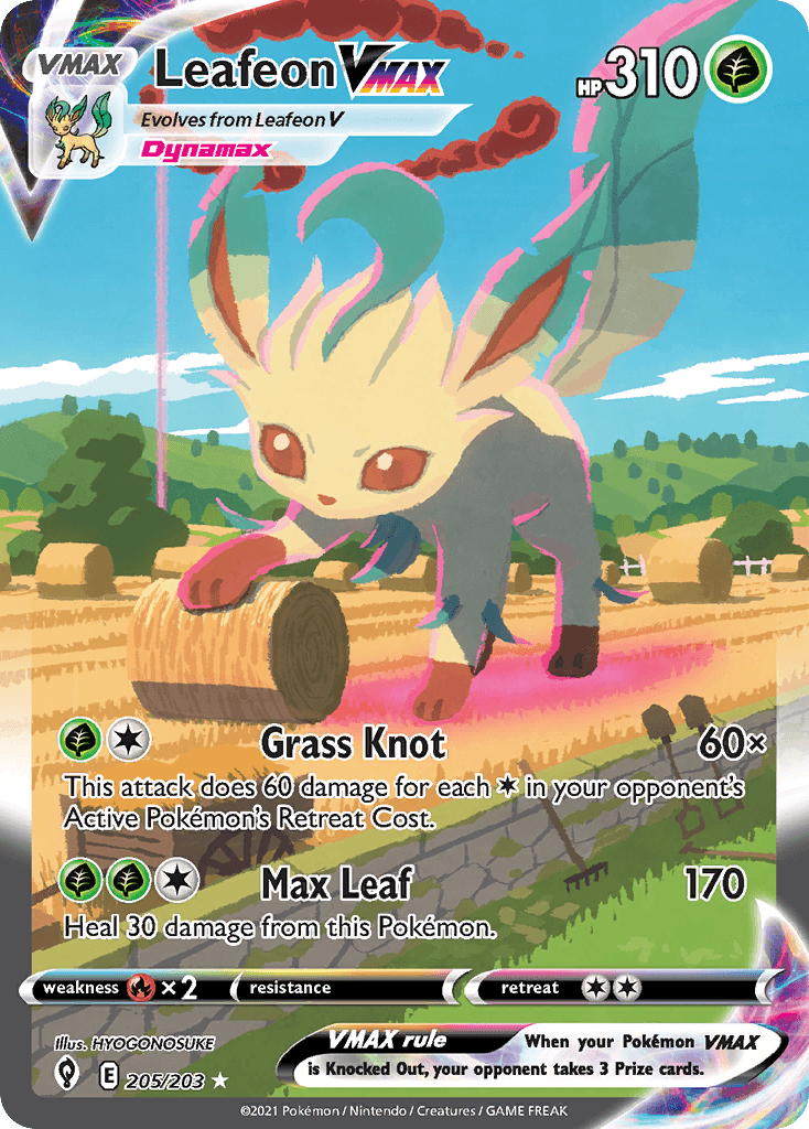 Leafeon VMAX SWSH7-205