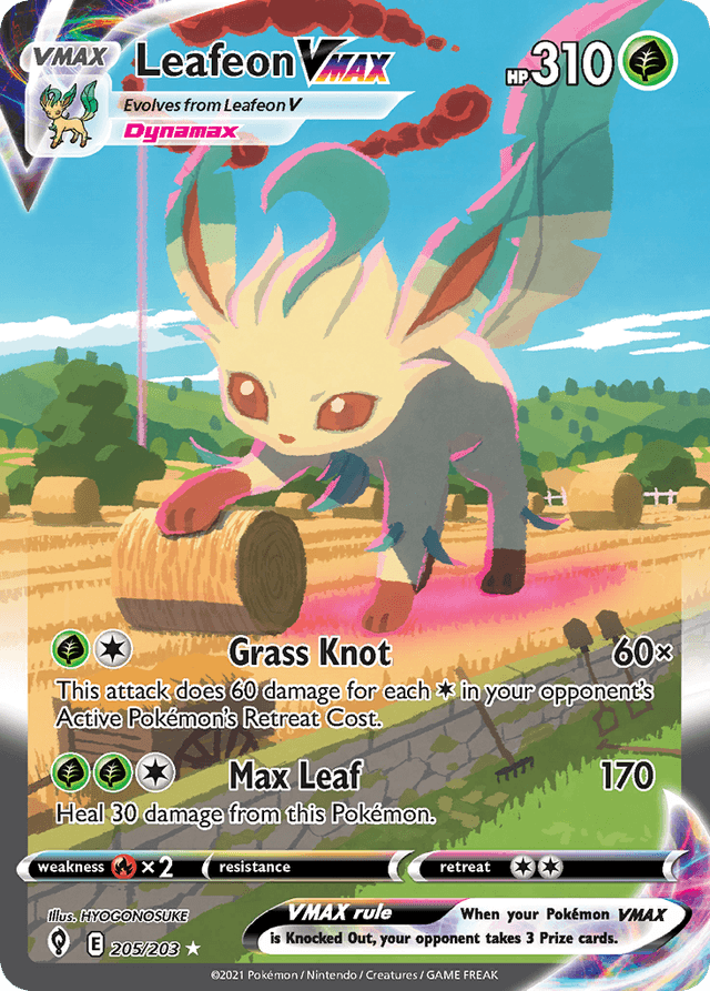 Leafeon VMAX SWSH7-205