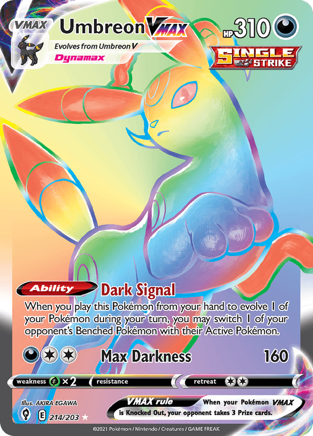 Umbreon VMAX SWSH7-214